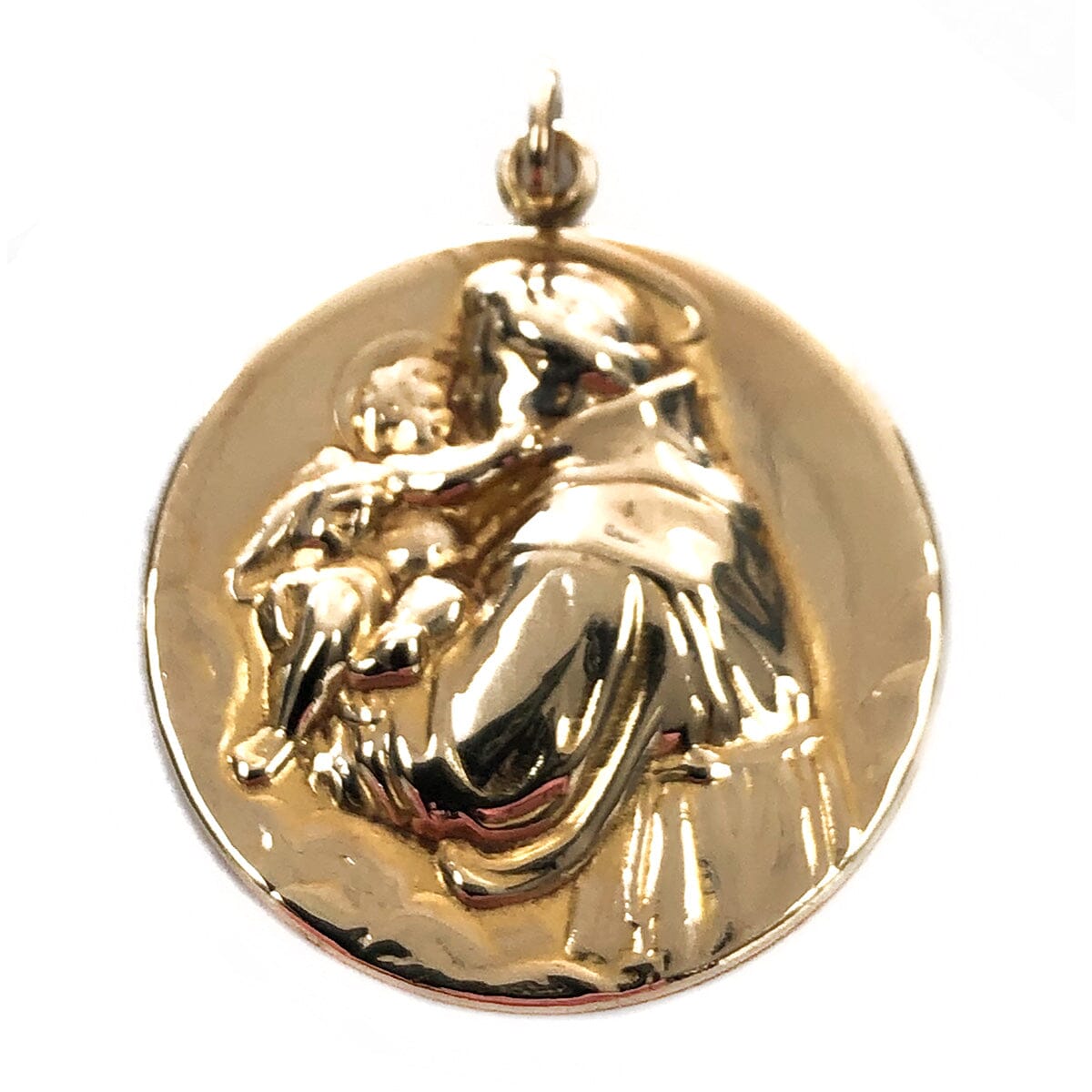 14k Gold St Anthony Pendant Great Lakes Boutique