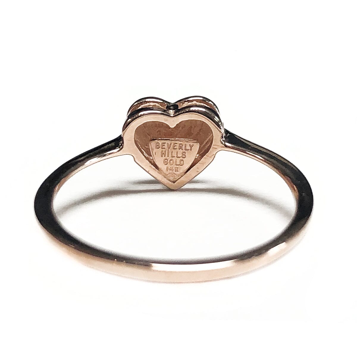 Great Lakes Coin Beverly Hills 14k Rose Gold Heart Ring