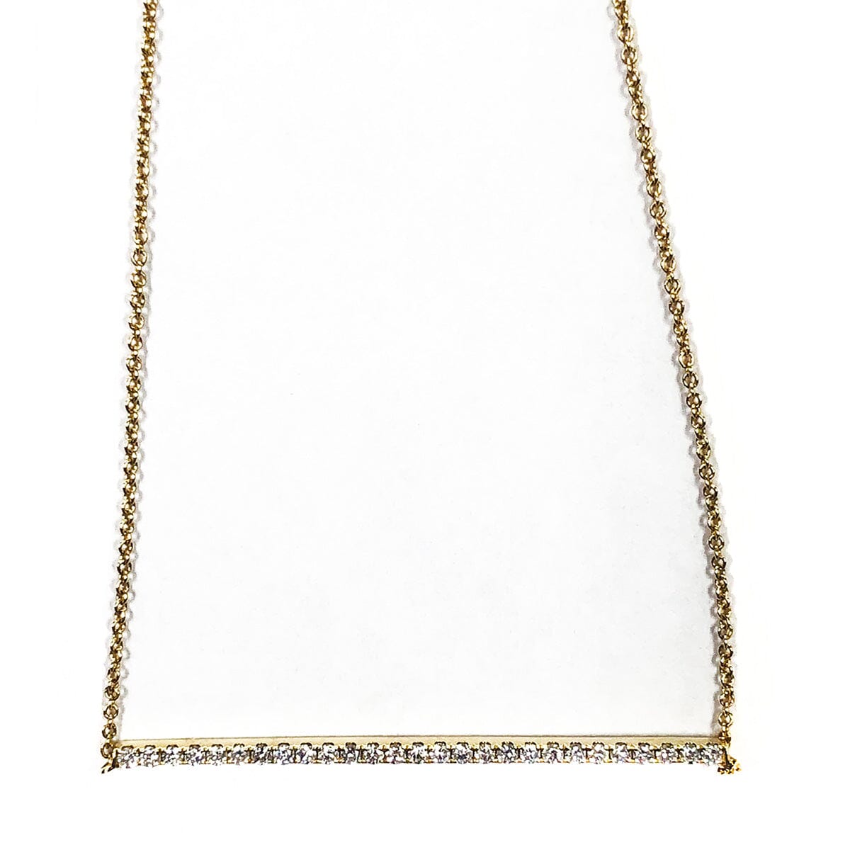 Great Lakes Coin 14k Gold &amp; Diamond Bar Necklace