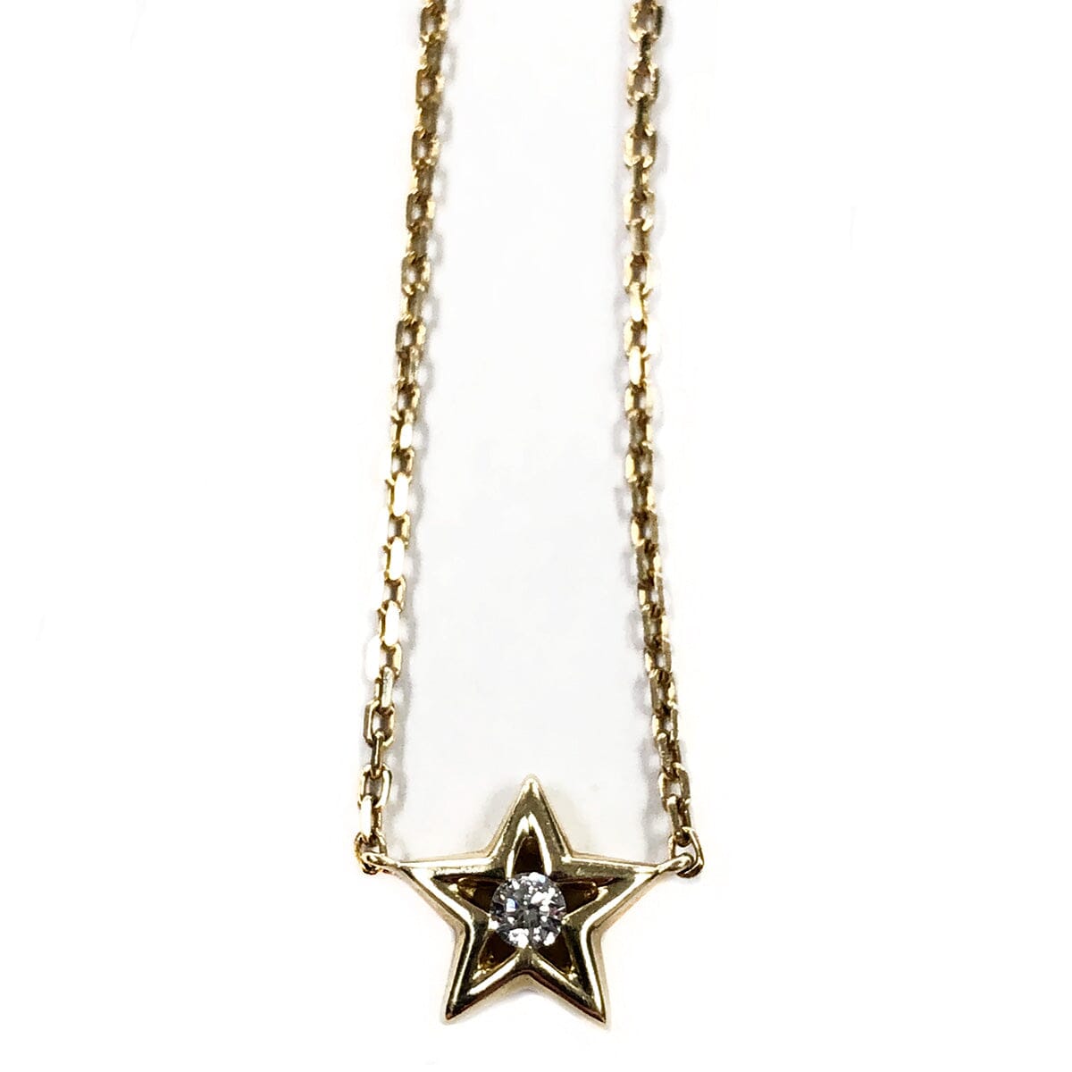Great Lakes Coin 14k Gold &amp; Diamond Star Necklace