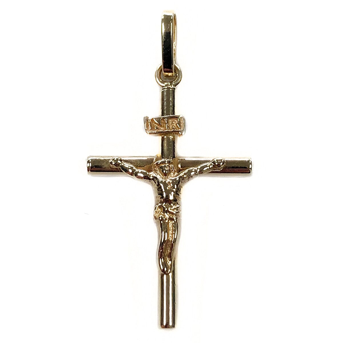 Great Lakes Coin 14 k Yellow Gold Crucifix Pendant