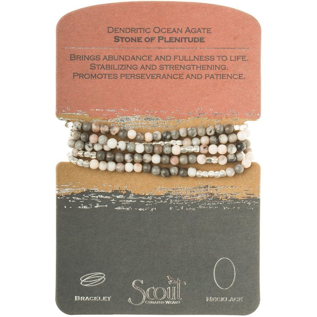 Scout Curated Wears Ocean Agate Wrap - Stone of Plenitude (4375856873515)