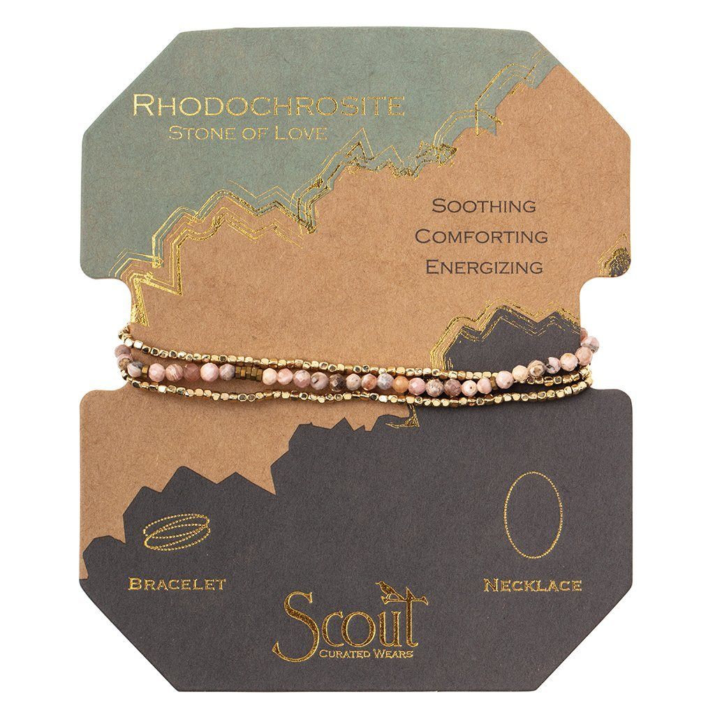 Scout Curated Wears Delicate Stone Rhodochrosite - Stone of Love (4384871120939)