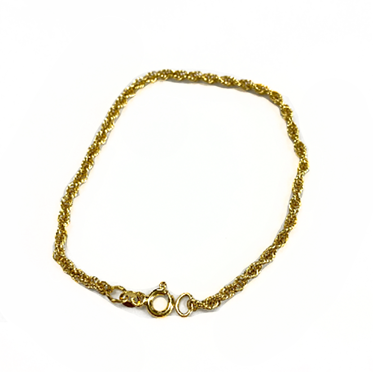 Great Lakes Boutique Gold Plated Rope Chain Bracelet