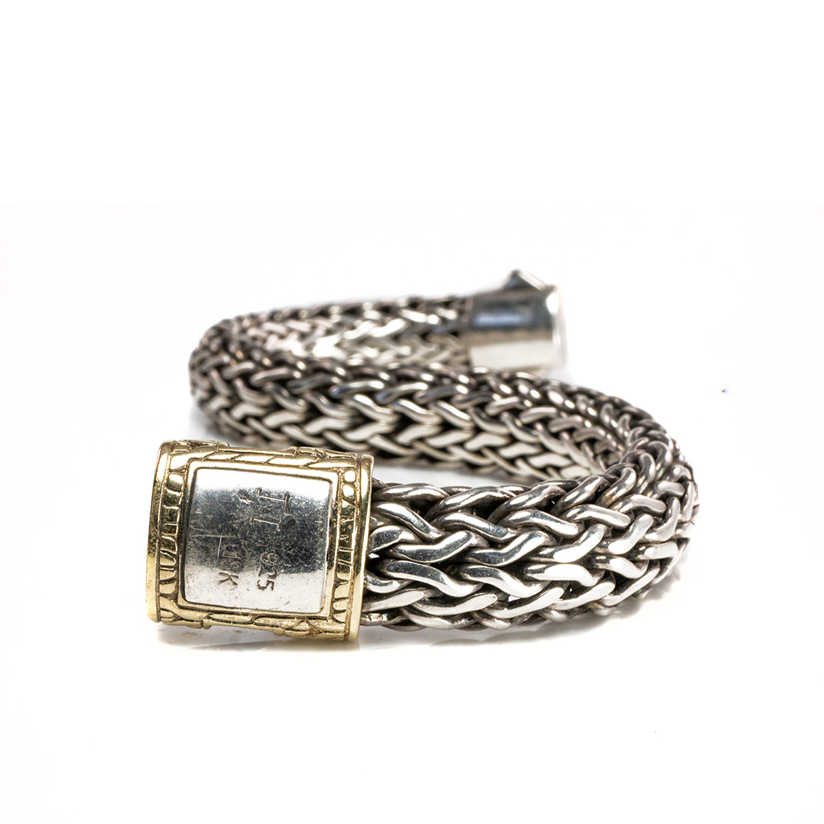 Woven 14K Yellow Gold and Diamond Wrap Bangle Bracelet – Wayzata Jewelers