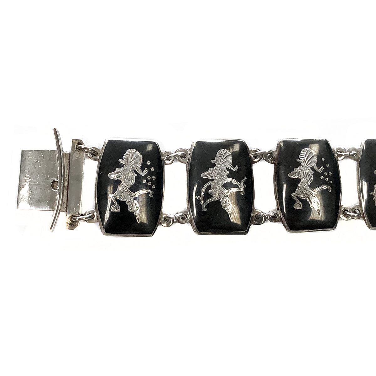 Great Lakes Boutique Vintage Sterling Silver Siam Bracelet