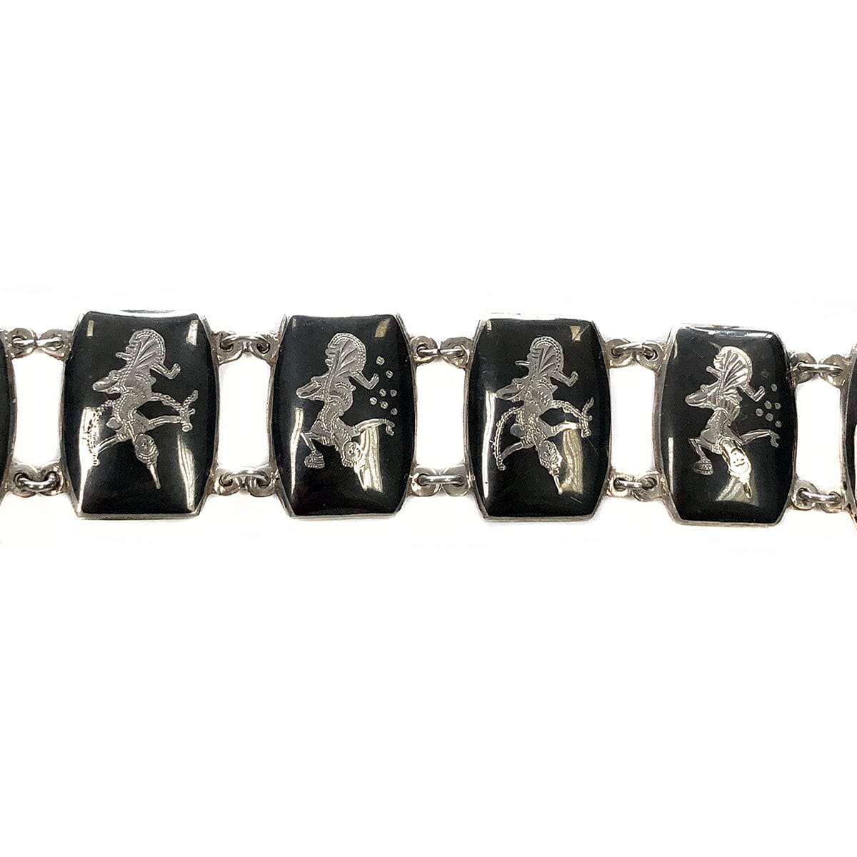 Great Lakes Boutique Vintage Sterling Silver Siam Bracelet