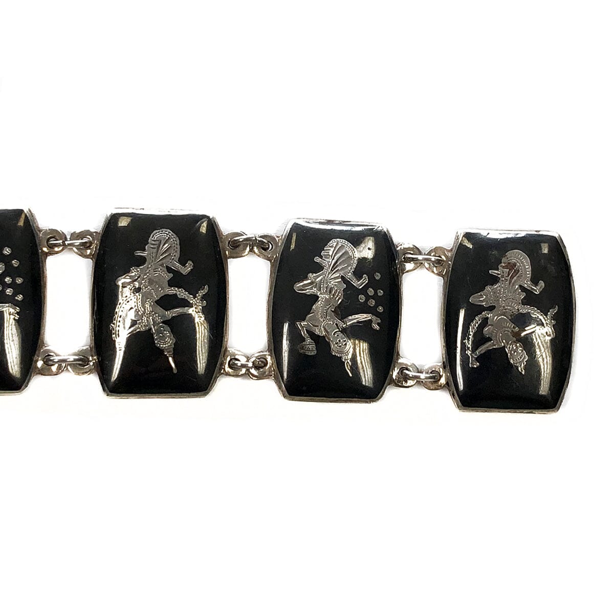 Great Lakes Boutique Vintage Sterling Silver Siam Bracelet