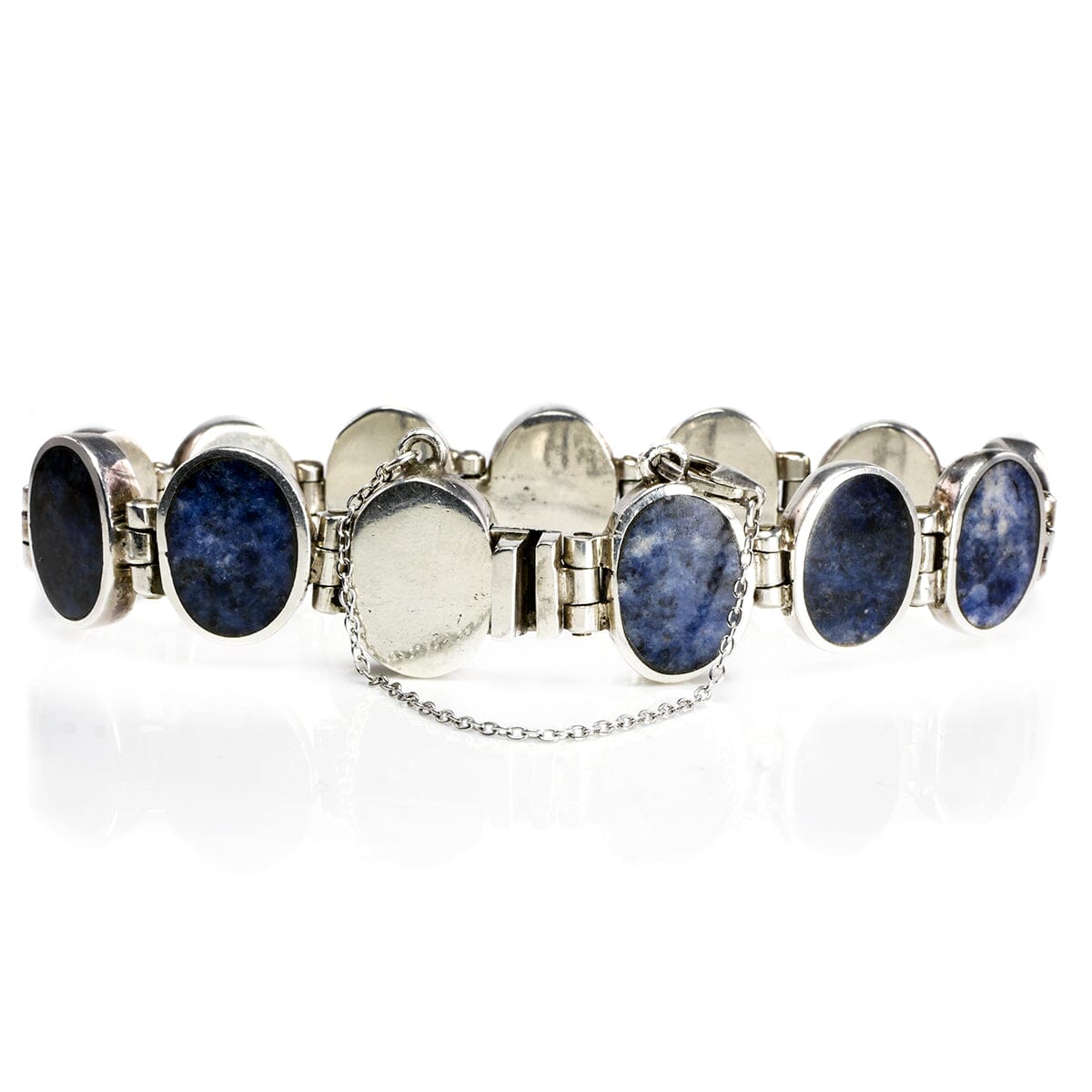 Great Lakes Boutique Silver and Sodalite Bracelet