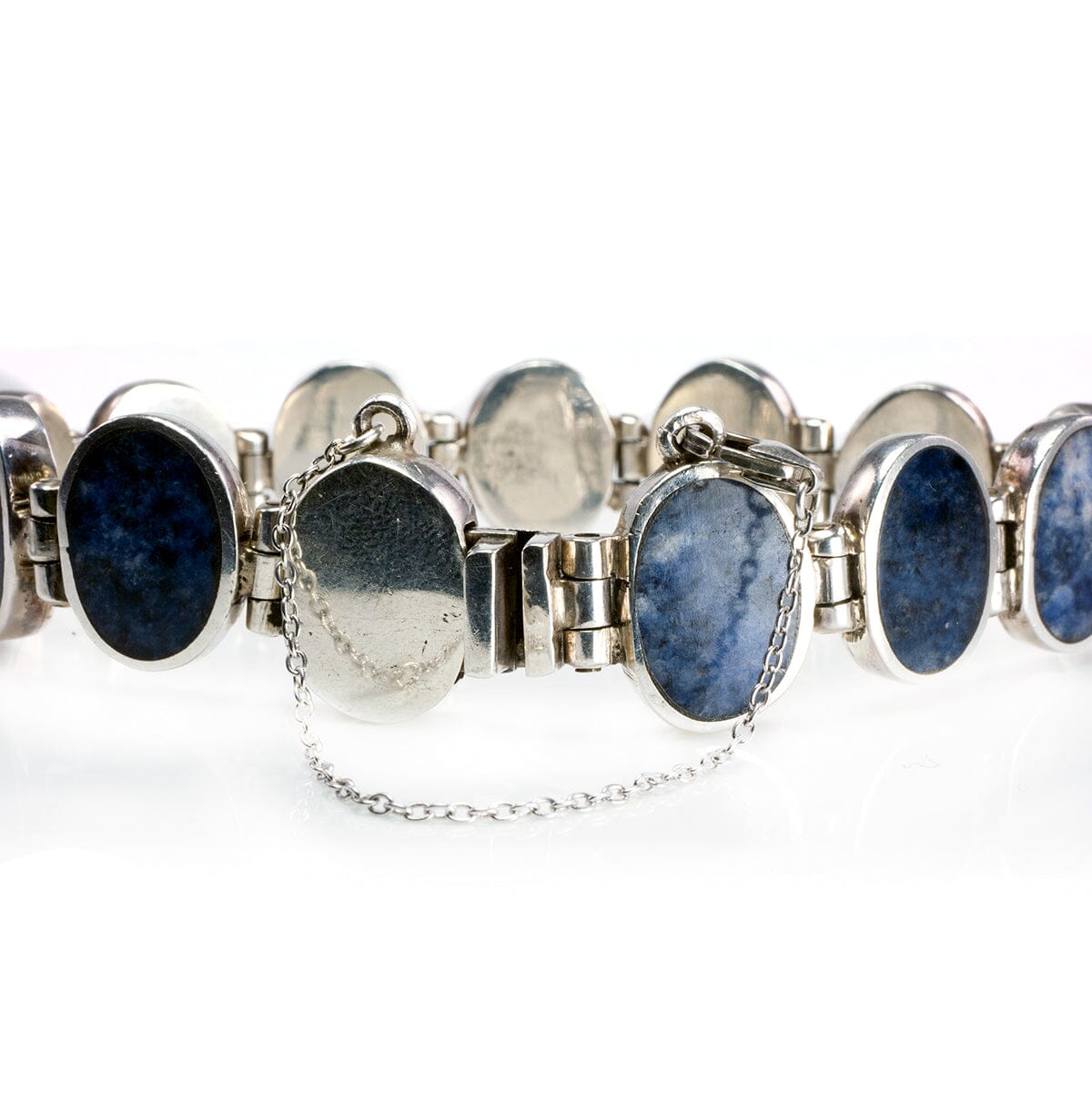 Great Lakes Boutique Silver and Sodalite Bracelet