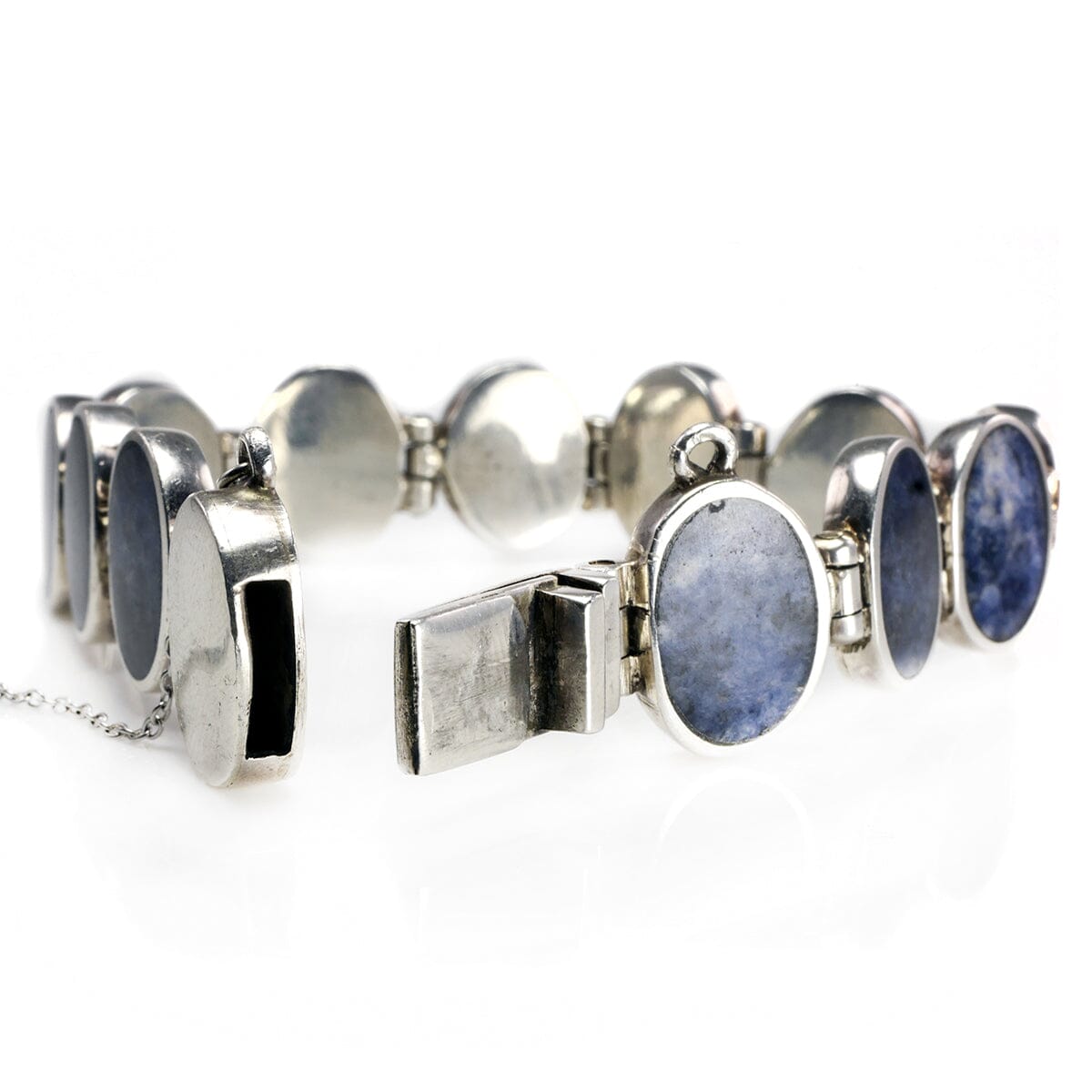 Great Lakes Boutique Silver and Sodalite Bracelet