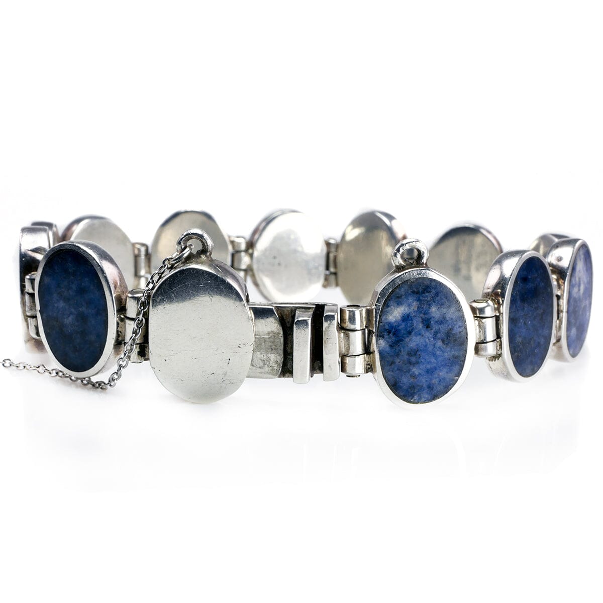 Great Lakes Boutique Silver and Sodalite Bracelet