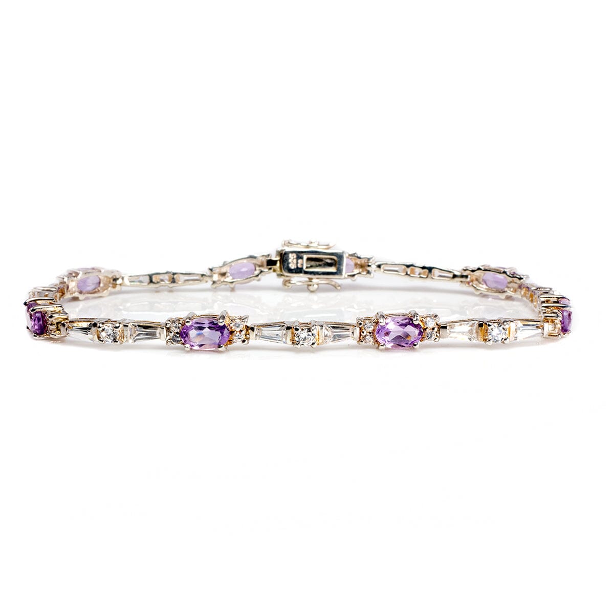 Great Lakes Boutique Silver &amp; Cubic Zirconia Bracelet