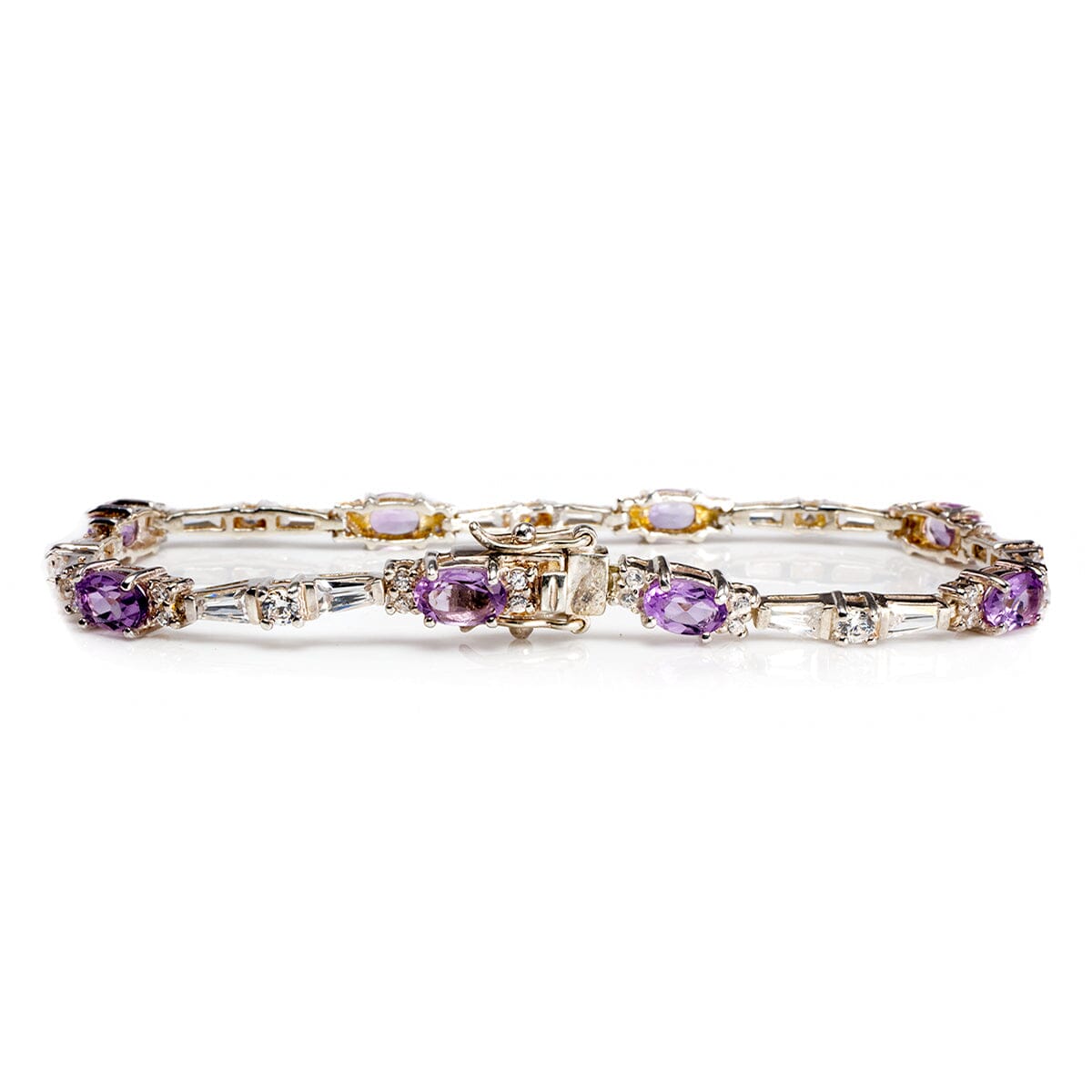 Great Lakes Boutique Silver &amp; Cubic Zirconia Bracelet