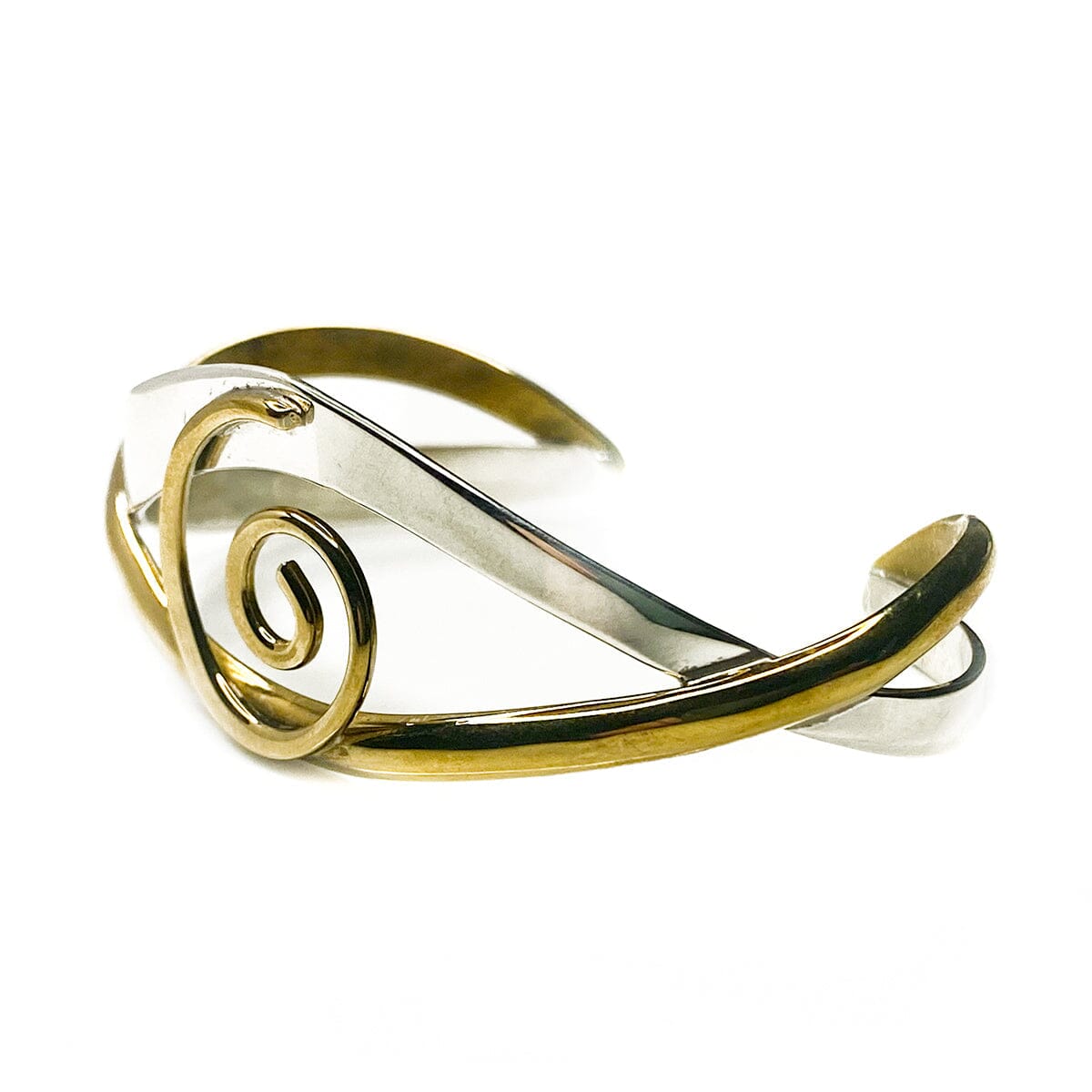 Great Lakes Boutique Silver and Brass Bangle
