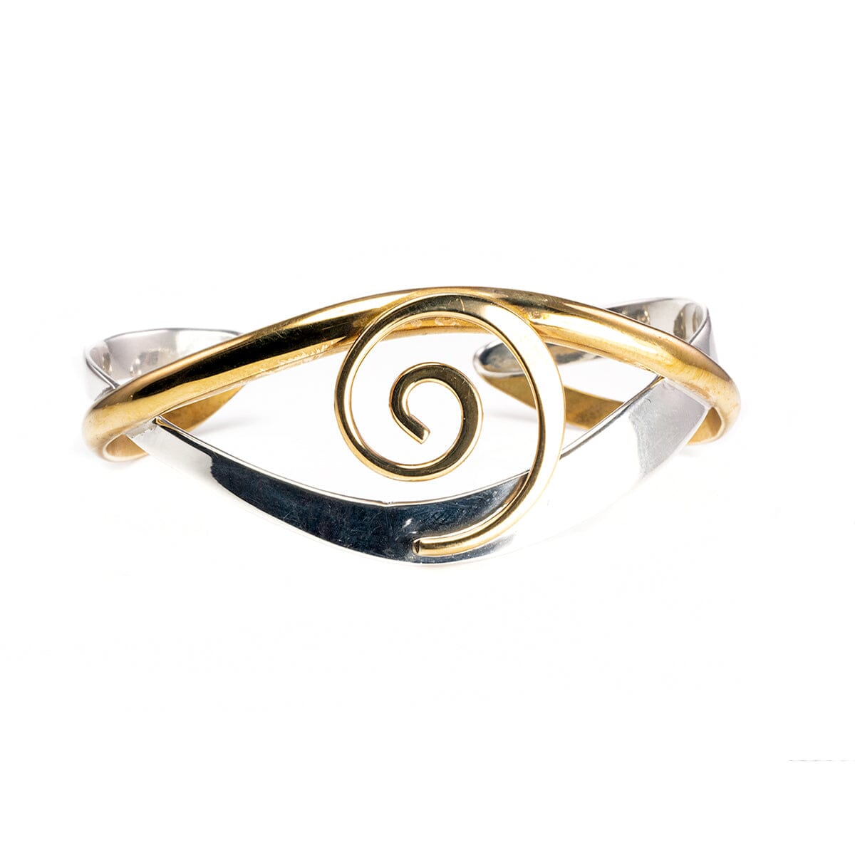 Great Lakes Boutique Silver and Brass Bangle