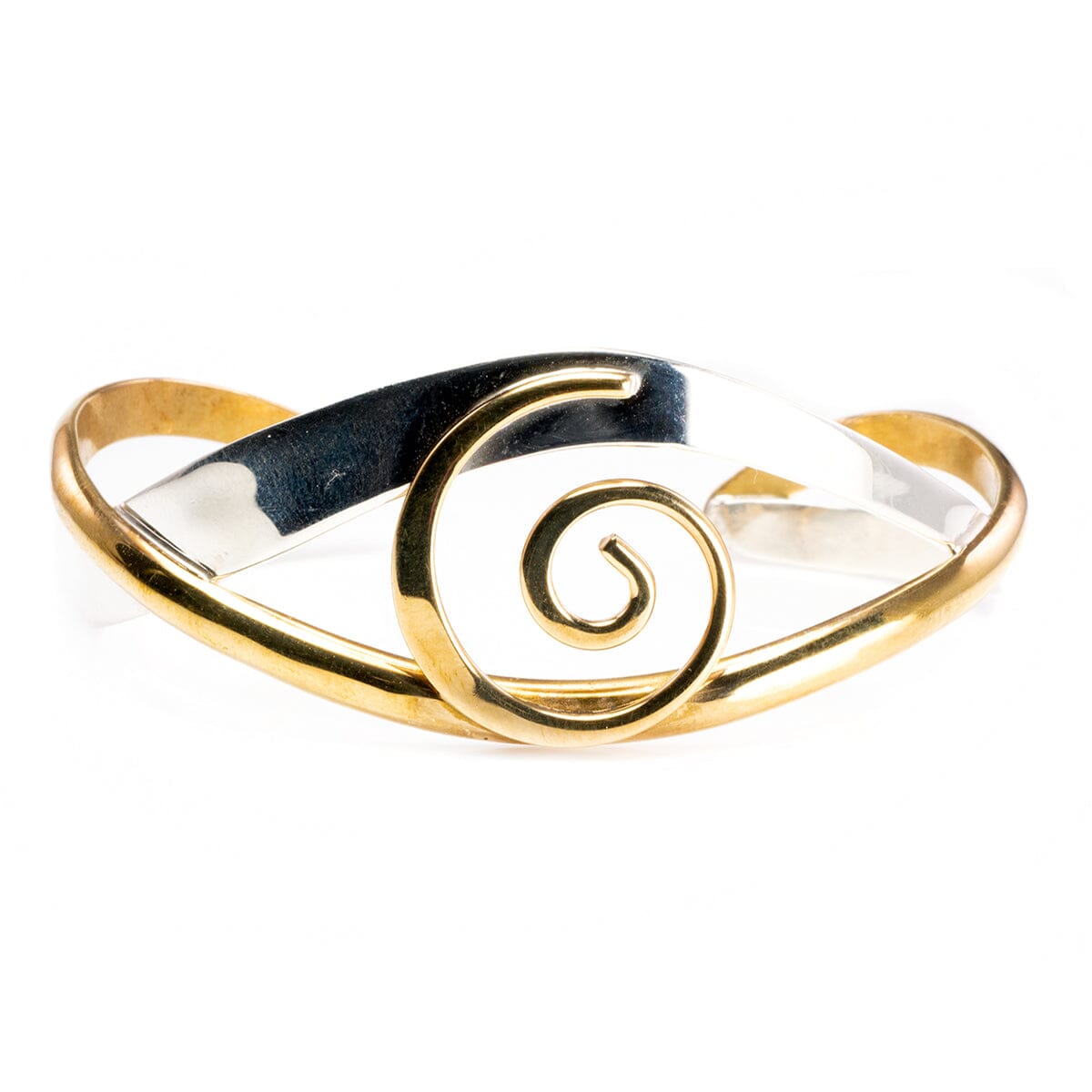 Great Lakes Boutique Silver and Brass Bangle