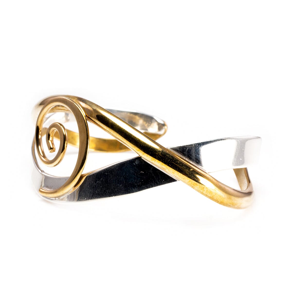 Great Lakes Boutique Silver and Brass Bangle