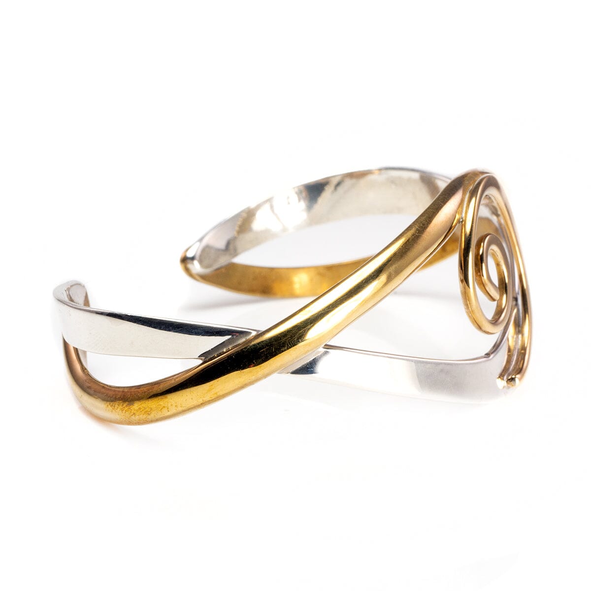 Great Lakes Boutique Silver and Brass Bangle