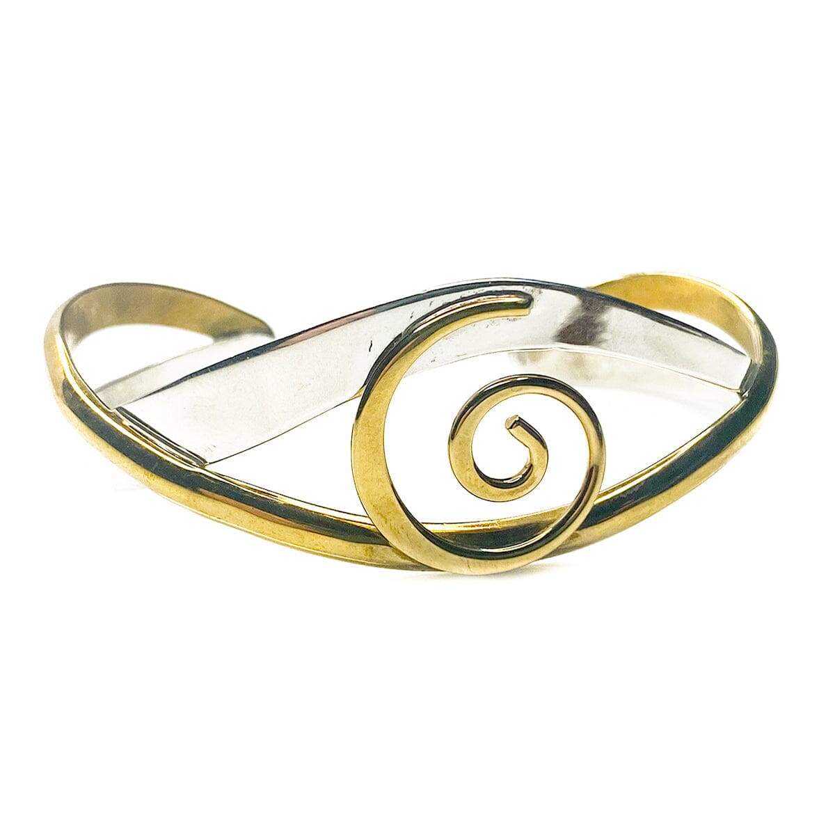 Great Lakes Boutique Silver and Brass Bangle