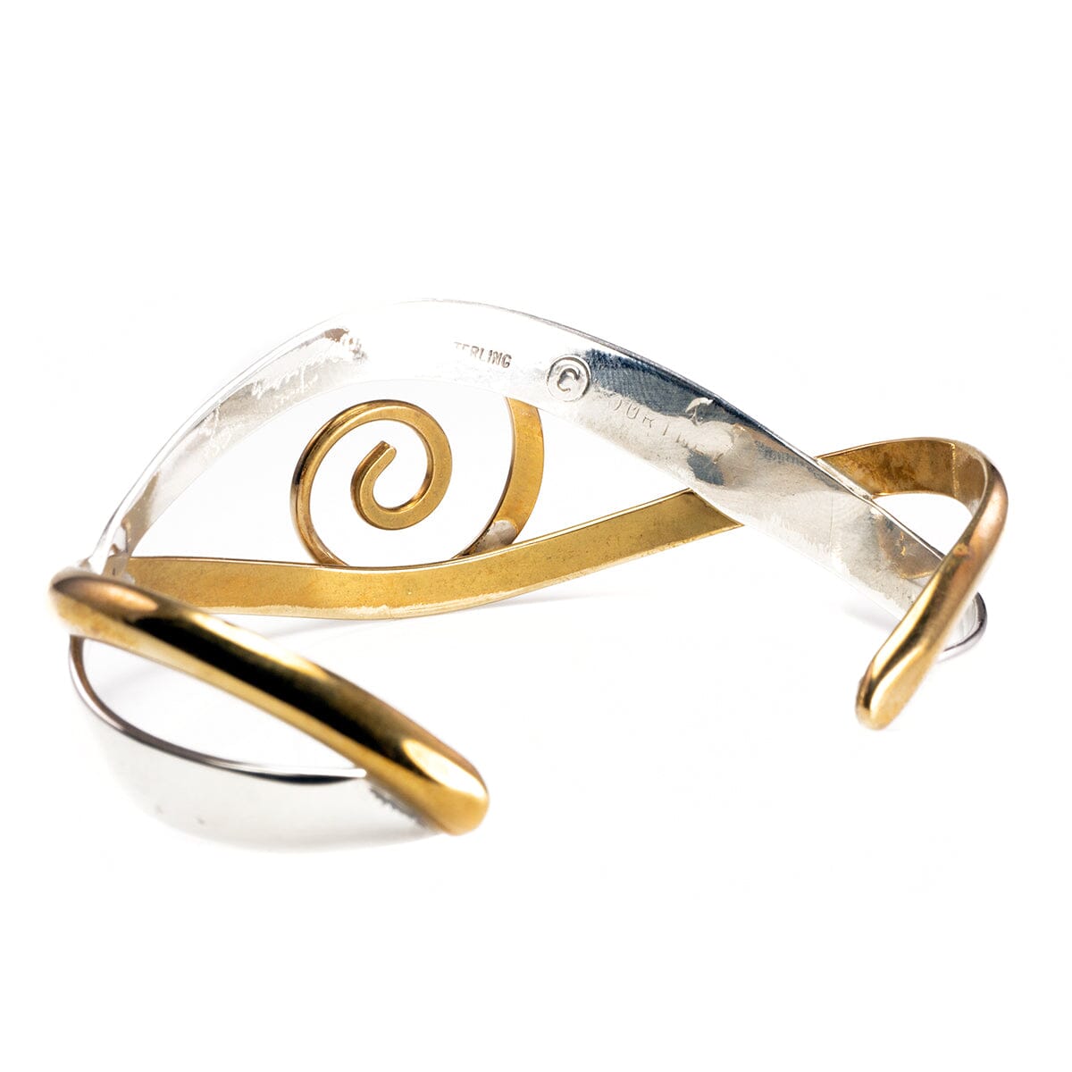 Great Lakes Boutique Silver and Brass Bangle