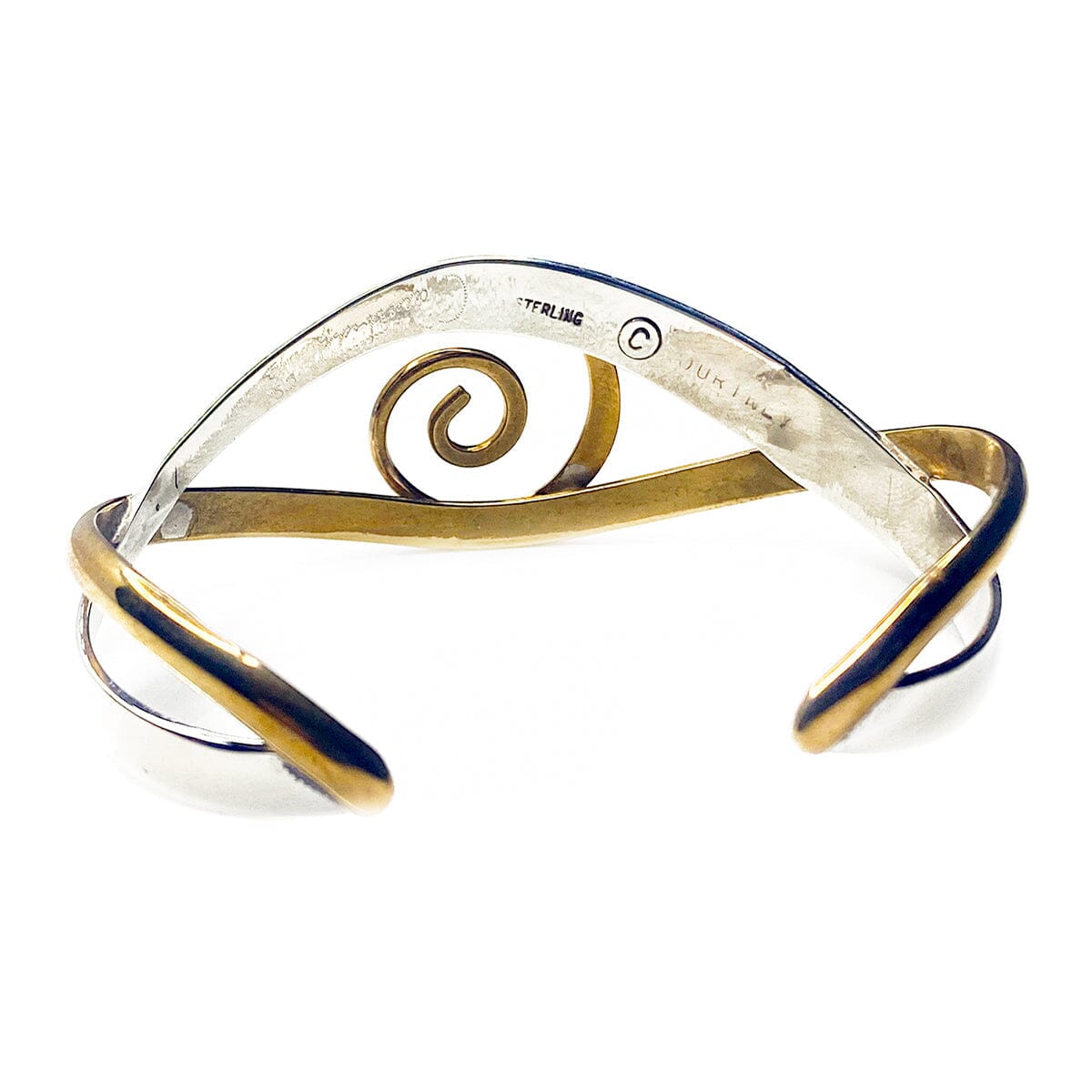 Great Lakes Boutique Silver and Brass Bangle