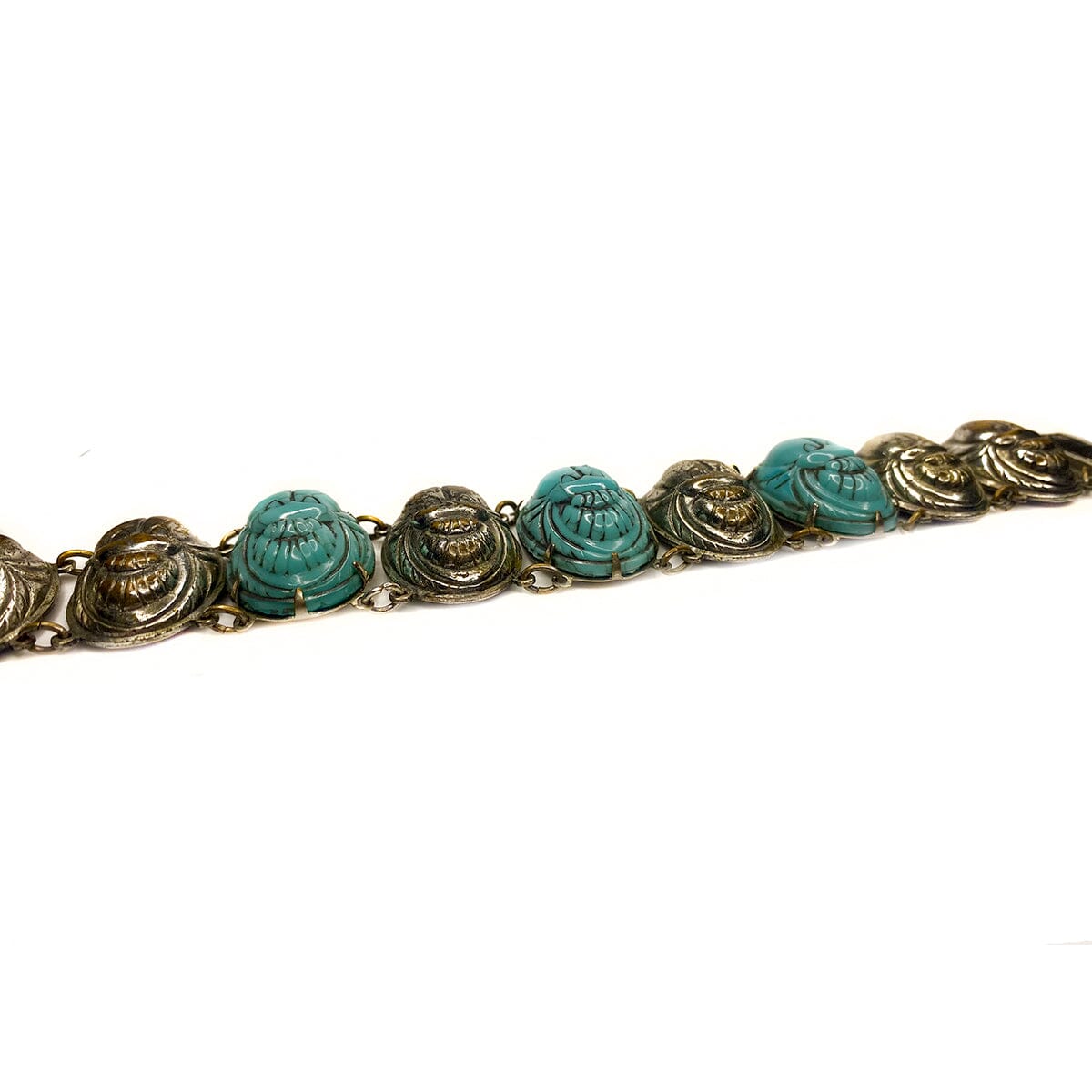 Great Lakes Boutique Silver Plated Brass Scarab Bracelet
