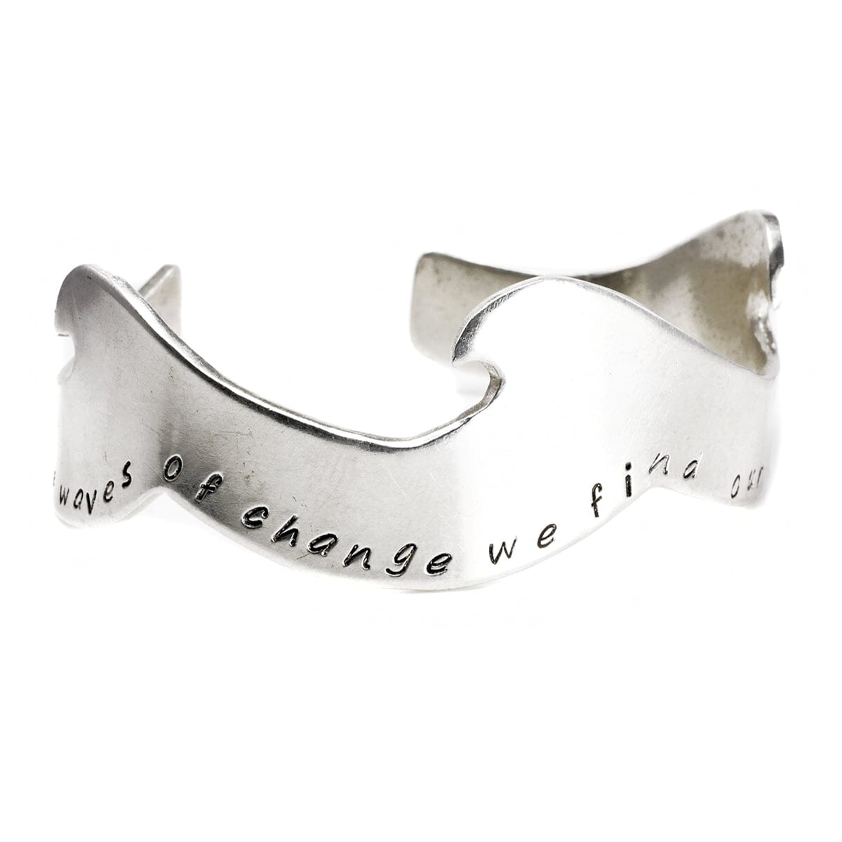 Great Lakes Boutique Silver Wave Bangle