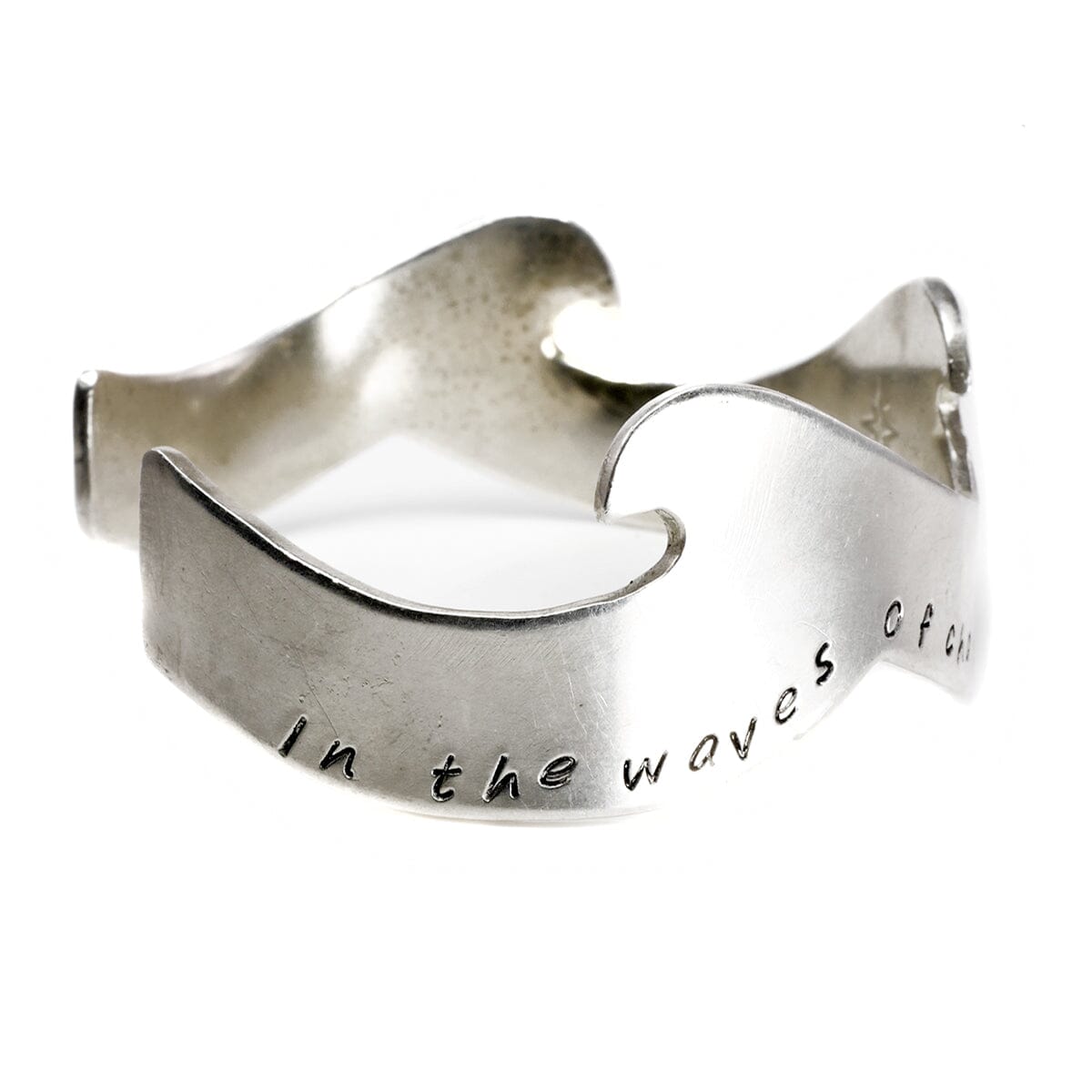 Great Lakes Boutique Silver Wave Bangle