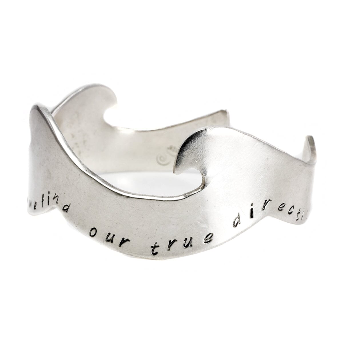 Great Lakes Boutique Silver Wave Bangle