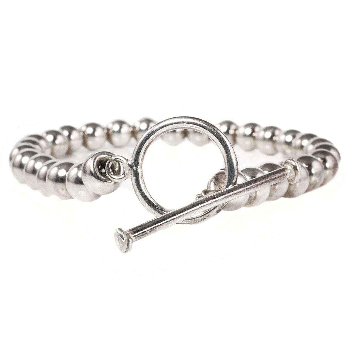 Great Lakes Boutique Silver Beaded Bracelet