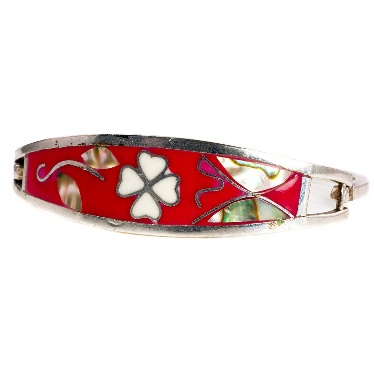 Great Lakes Boutique Silver &amp; Enamel Bangle