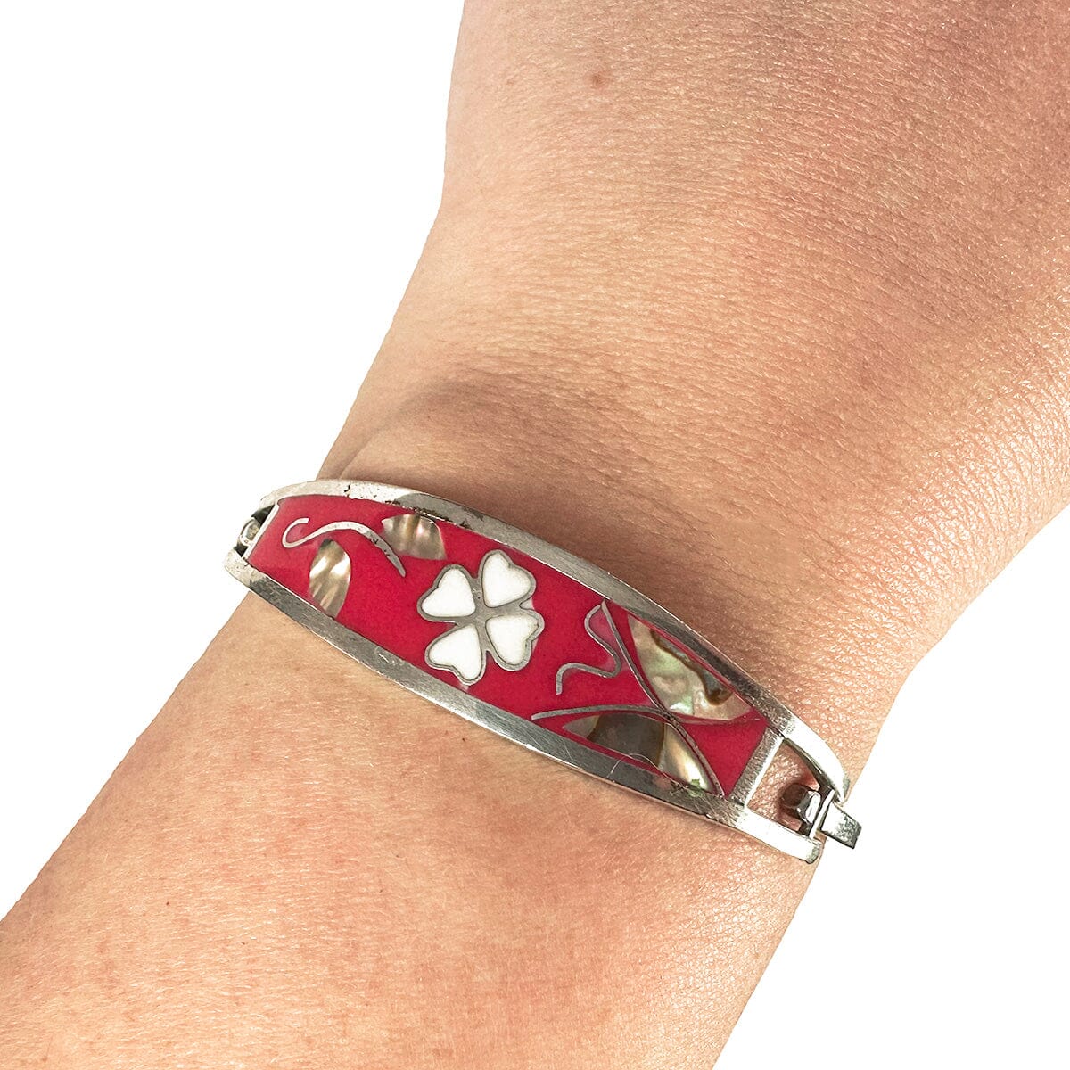 Great Lakes Boutique Silver &amp; Enamel Bangle