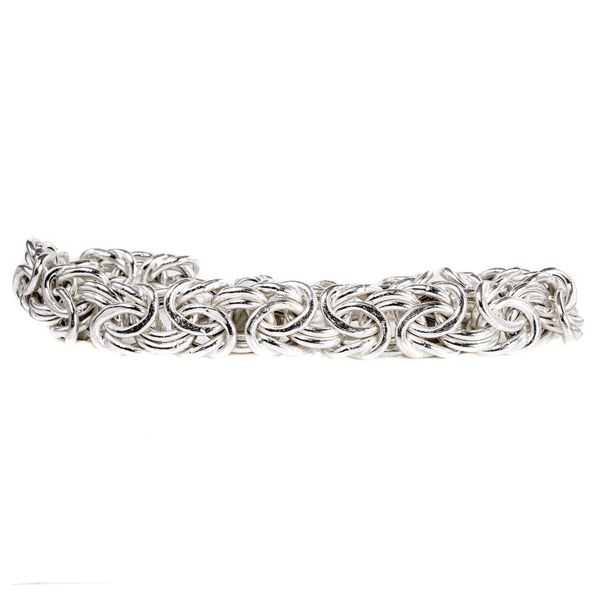Great Lakes Coin Silver Byzantine Bracelet