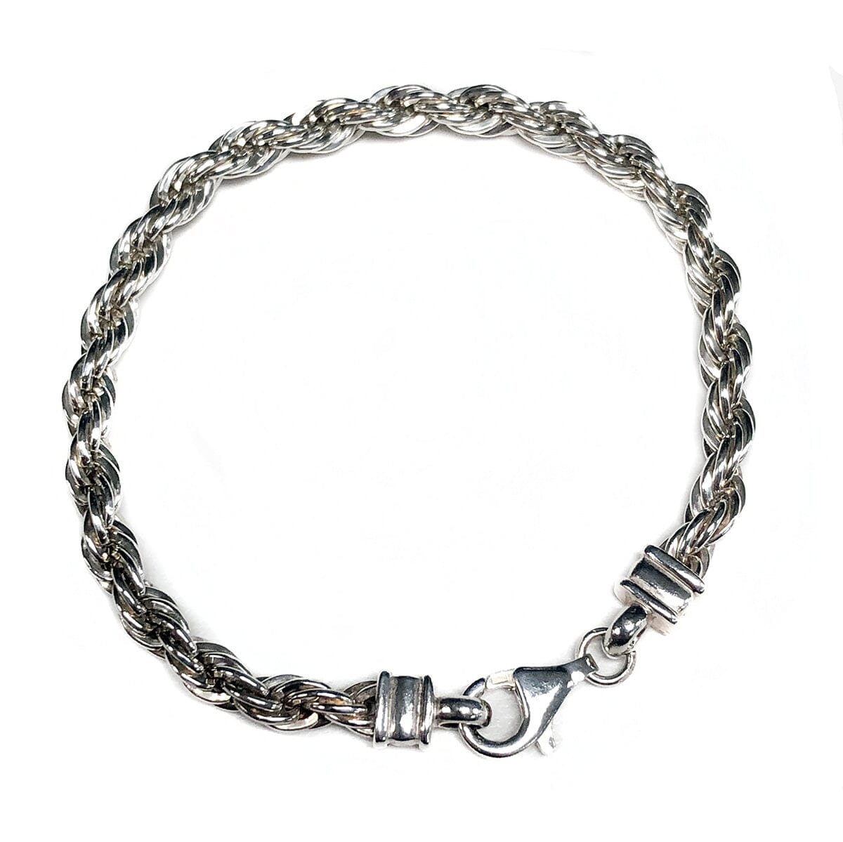 Great Lakes Boutique Silver Rope Bracelet