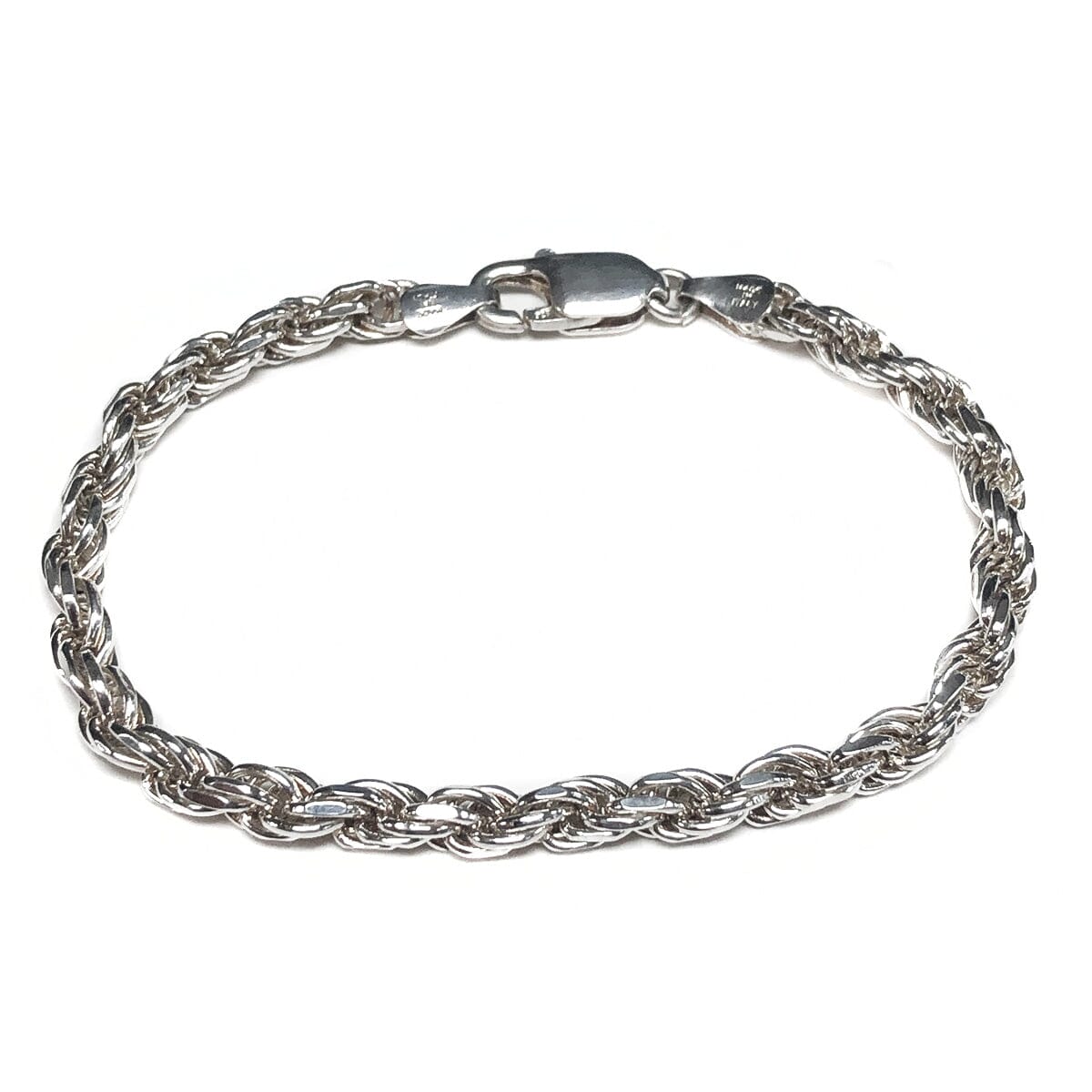 Great Lakes Coin Italian Silver Rope Bracelet