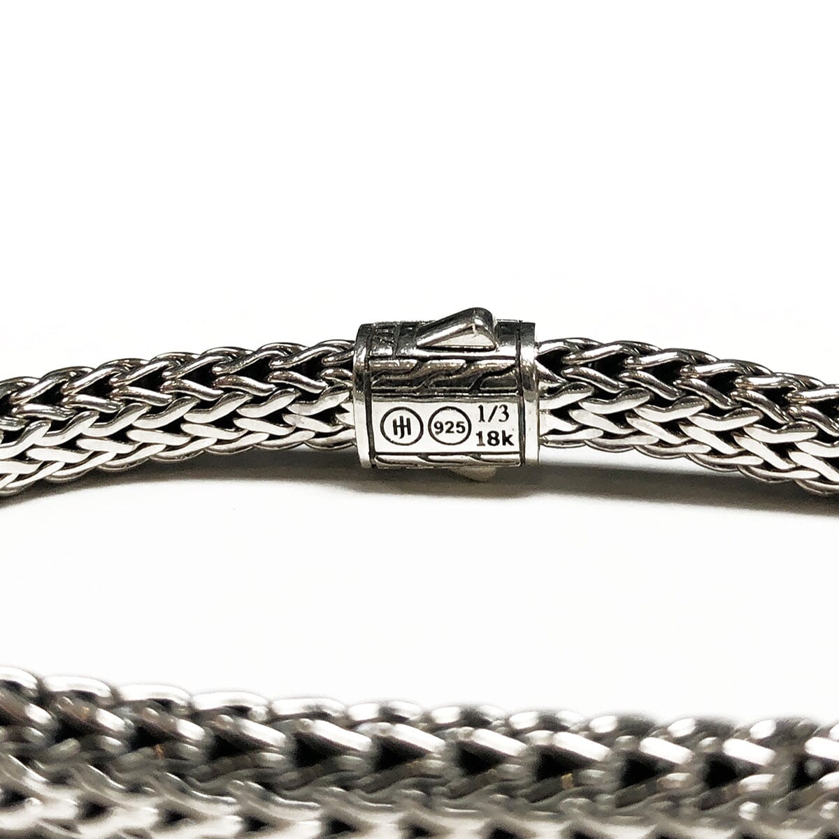 Great Lakes Coin John Hardy Silver &amp; 14 k Gold Classic Chain Bracelet