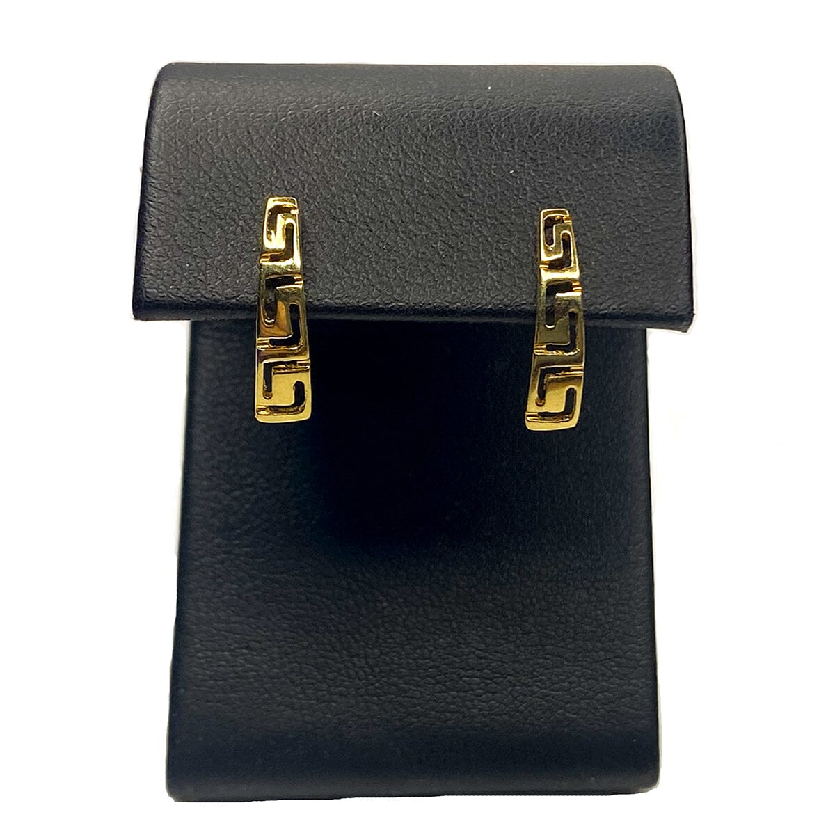 Great Lakes Boutique 14 k Yellow Gold Greek Key Earrings