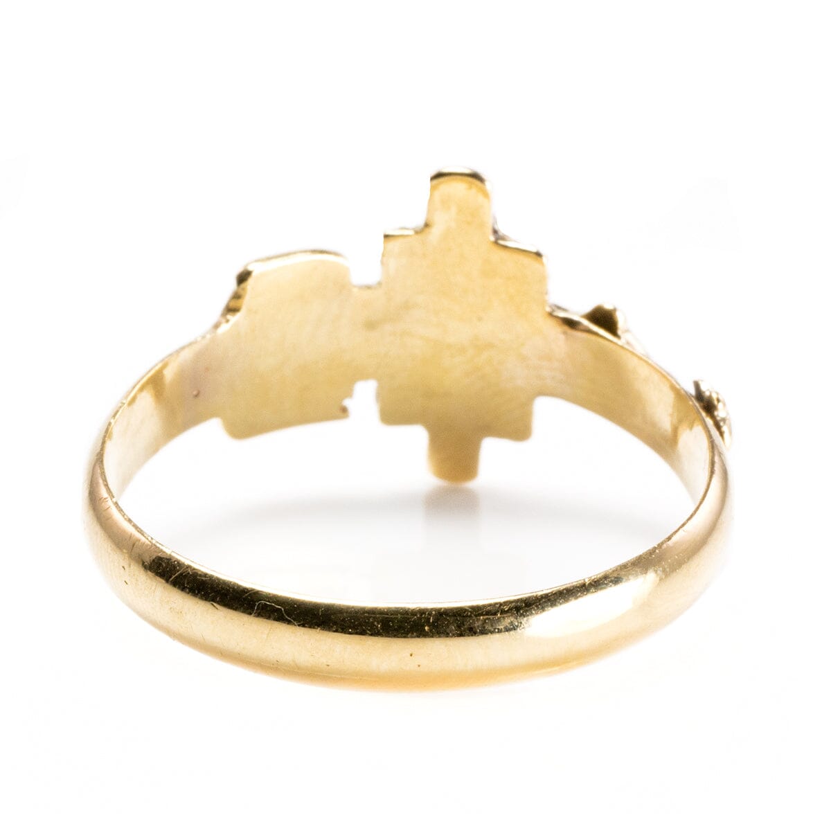 Great Lakes Boutique 14 k Yellow Gold Crucifix Ring