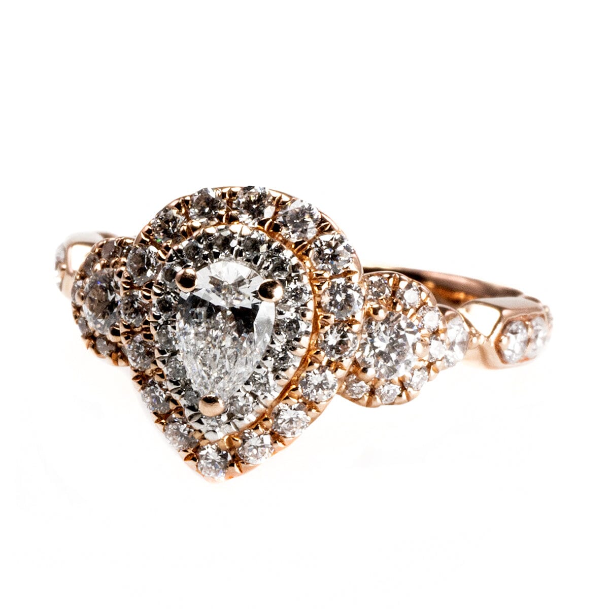 Great Lakes Boutique 14 k Rose Gold Diamond Ring