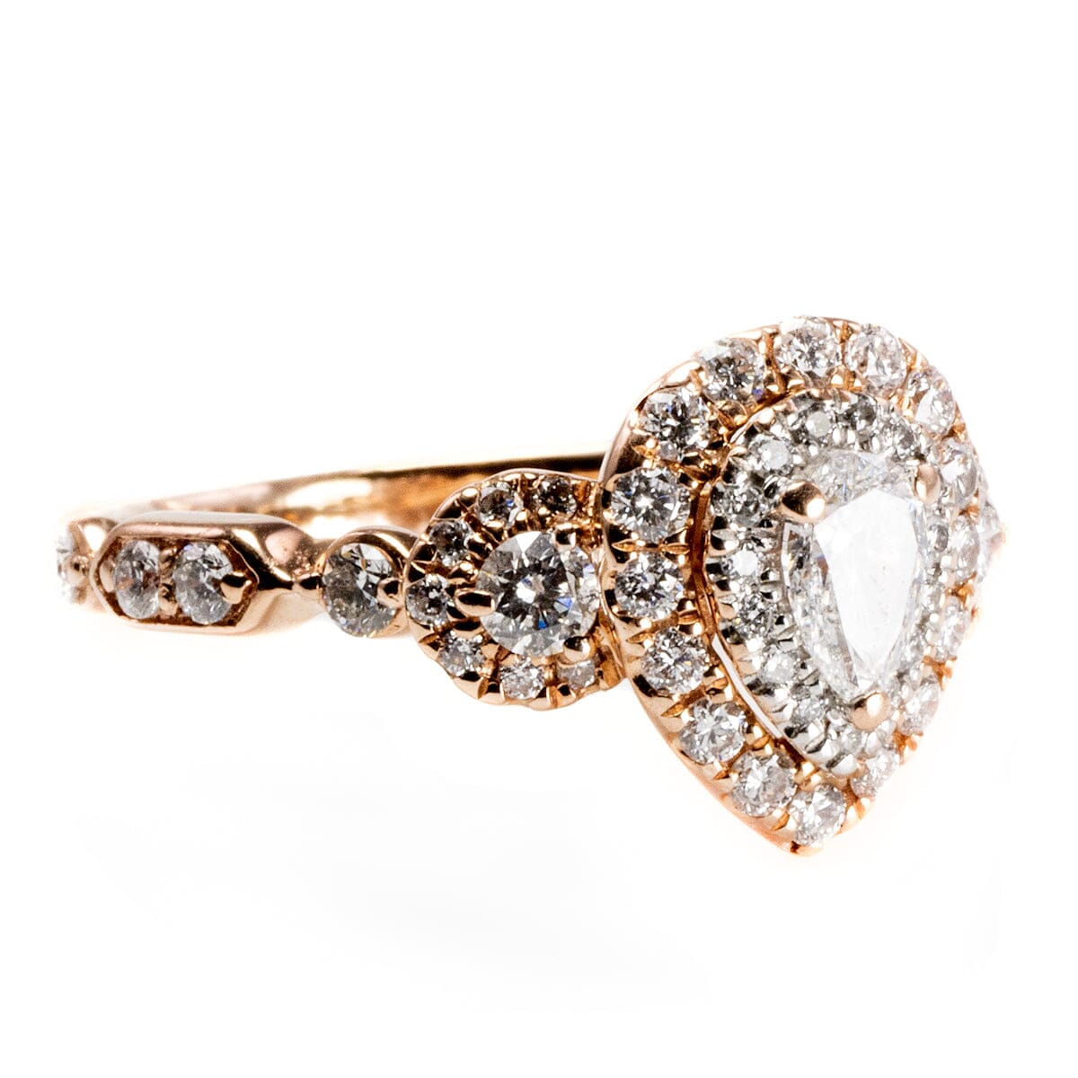 Great Lakes Boutique 14 k Rose Gold Diamond Ring