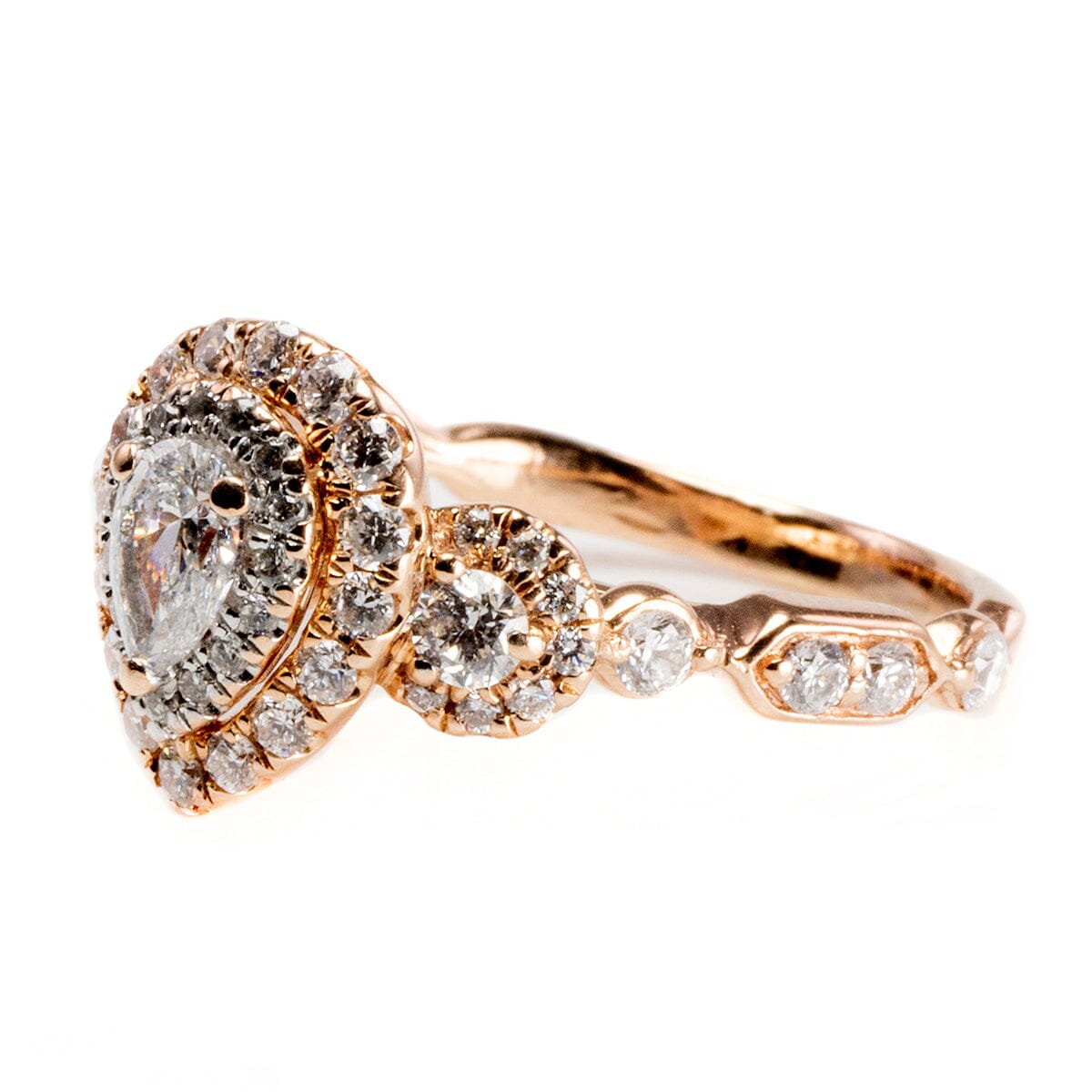 Great Lakes Boutique 14 k Rose Gold Diamond Ring