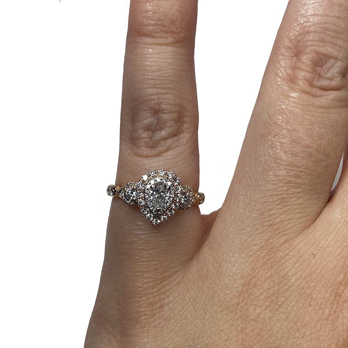 Great Lakes Boutique 14 k Rose Gold Diamond Ring
