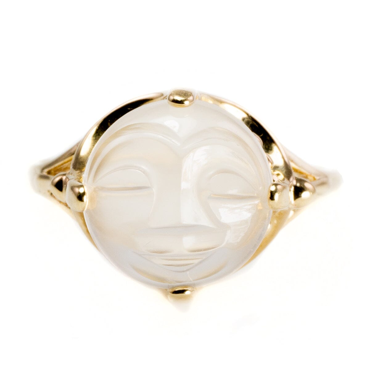 Great Lakes Boutique 10 k Gold Man in the Moon Ring