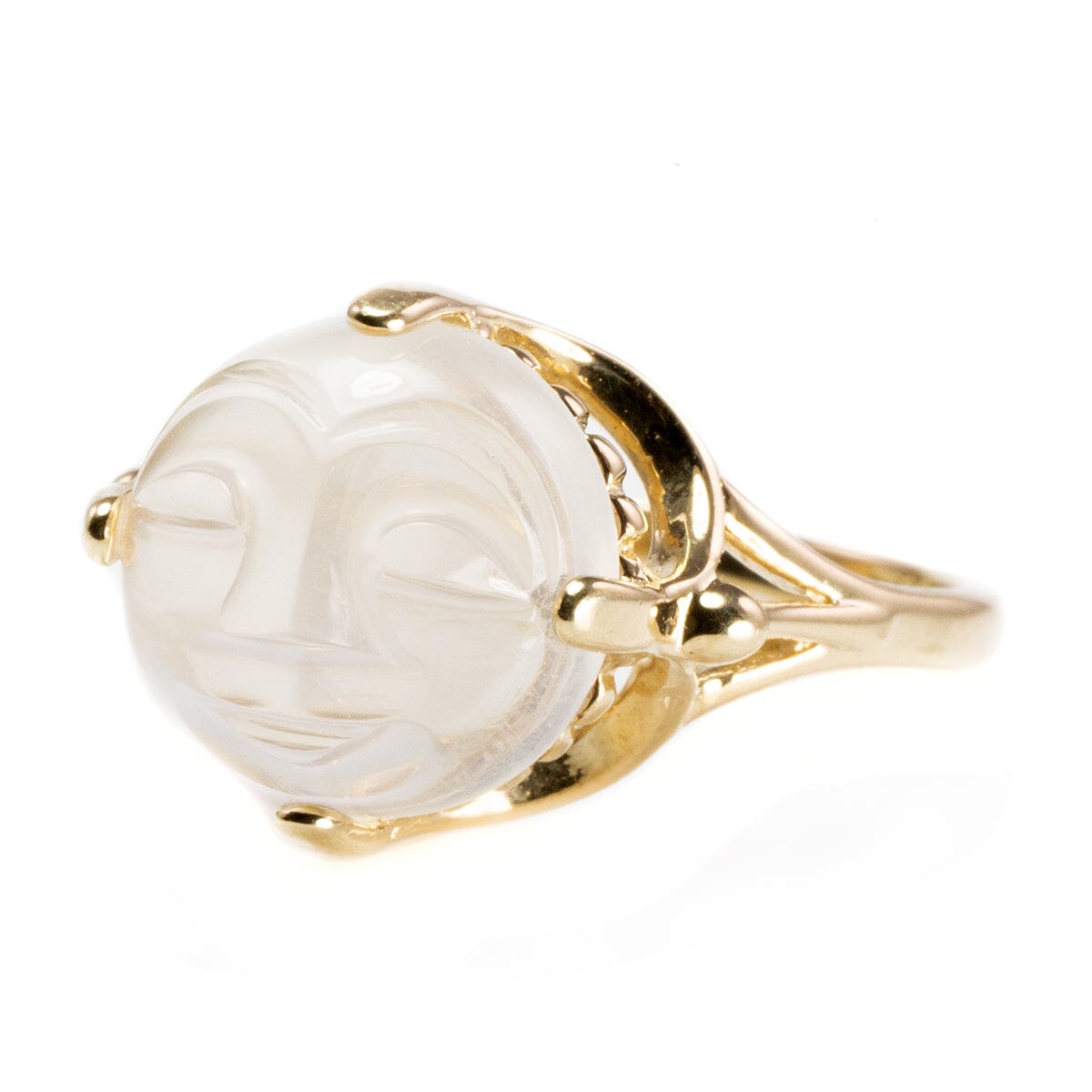 Great Lakes Boutique 10 k Gold Man in the Moon Ring
