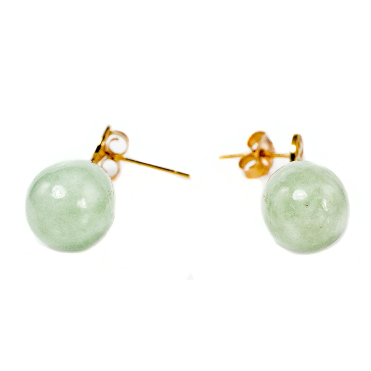 Great Lakes Boutique 14 k Gold &amp; Jade Earrings