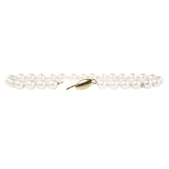 14 k Gold & Pearl Bracelet