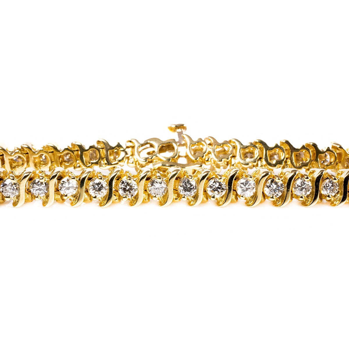 Great Lakes Boutique 14 k Gold &amp; Diamond Tennis Bracelet