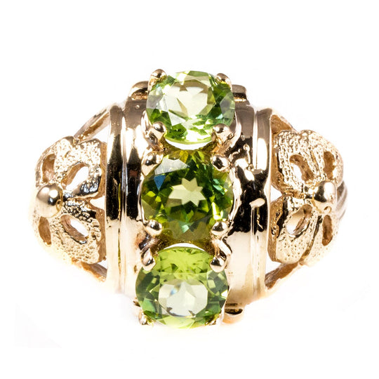 10 k Gold & Peridot Ring