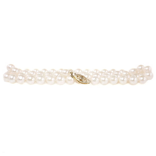 14 k Gold & Pearl Necklace